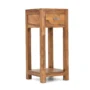 One Drawer Sheesham Side Table - India