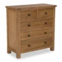 5 Drawer Oak Chest Of Drawers - Hayley