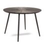 Round Black Garden Dining Table - Bilbao