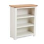Small White & Oak Bookcase - Barleycove